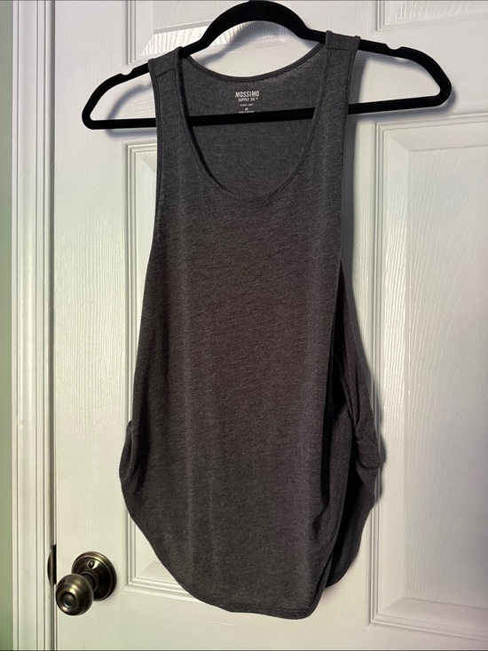 Mossimo Supply Co. Tops - Mossimo Supply Co. Dark Charcoal Scoop Neck Tank